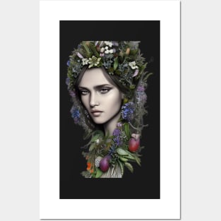 Flora goddess of nature Posters and Art